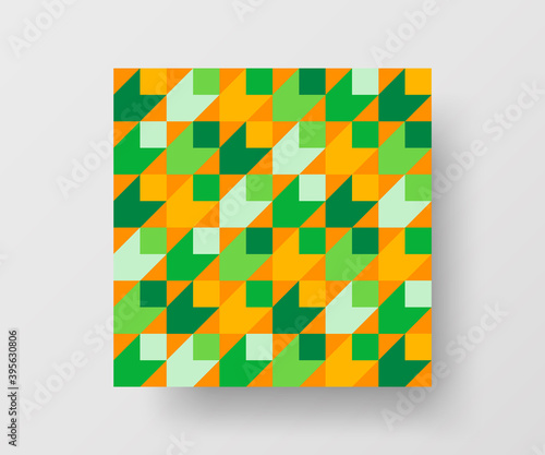 Abstract geometric vector pattern design. Texture illustration background.