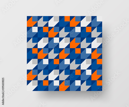 Abstract geometric vector pattern design. Texture illustration background.