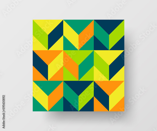 Abstract geometric vector pattern design. Texture illustration background.