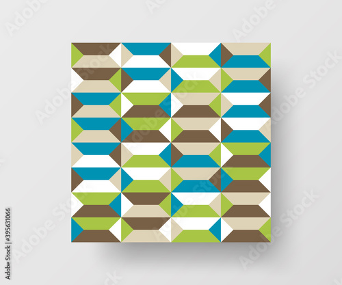 Abstract geometric vector pattern design. Texture illustration background.