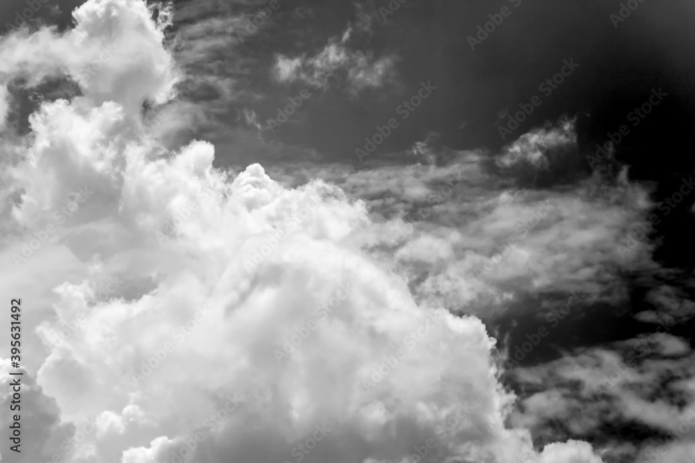 Detail Cloud pattern in Black and white (high clarity) Detail Cloud pattern in Black and white (high clarity)