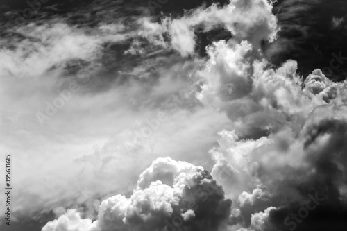 Detail Cloud pattern in Black and white (high clarity) 