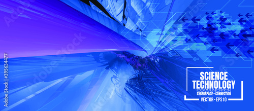 Abstract technology speed concept, innovation technology background