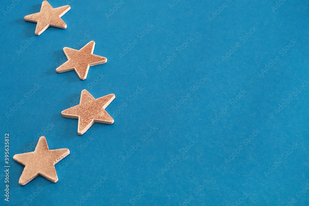 Traditional christmas blue background with silver stars for greeting lettering or announcement Traditional christmas blue background with silver stars for greeting lettering or announcement