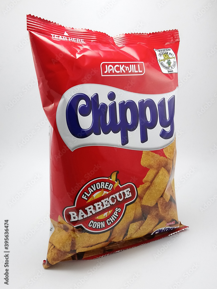 Chippy barbecue flavored corn chips in Manila, Philippines Stock Photo ...