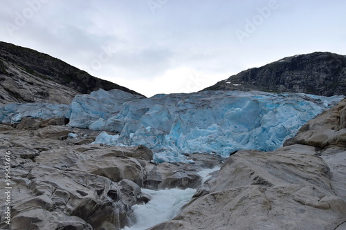 Nigardsbreen Glacier in Jostedalsbreen National Park
