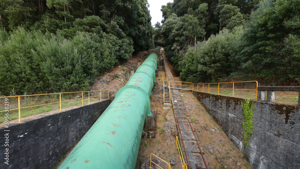 Central Hidroeléctrica del Tambre, Noya, La Coruña; Galicia, España