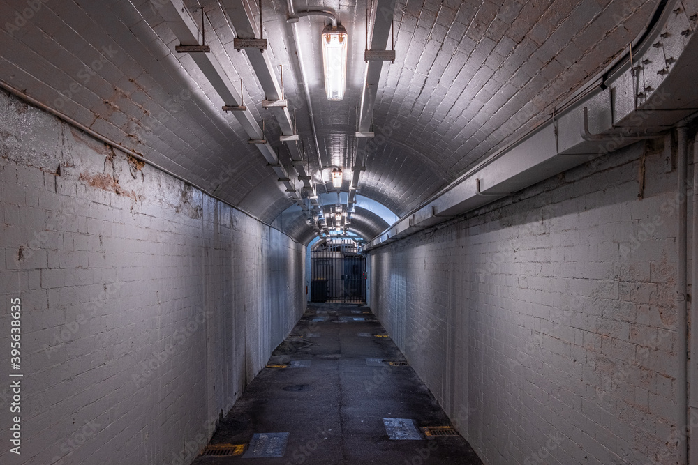 spooky pedestrian tunnel