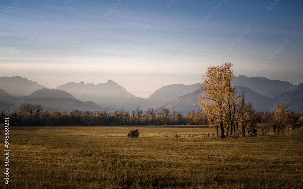 Obraz premium colori caldi in val logra