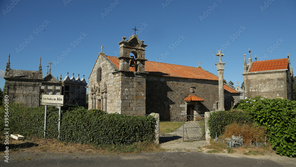 Iglesia de San Pedro, Pazo Torres de Allo, Zas, La Coruña