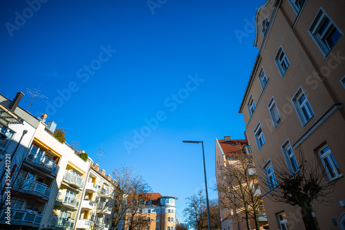 Residential houses, tenement houses in Munich, Laim district