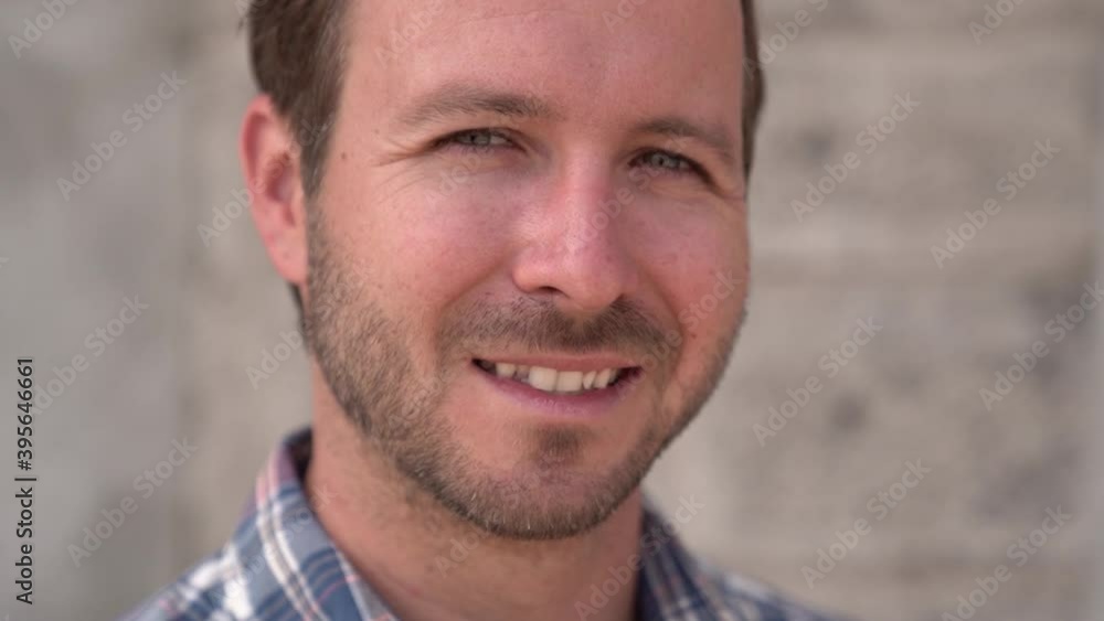 A Portrait of an handsome man on the urban background A Portrait of an handsome man on the urban background