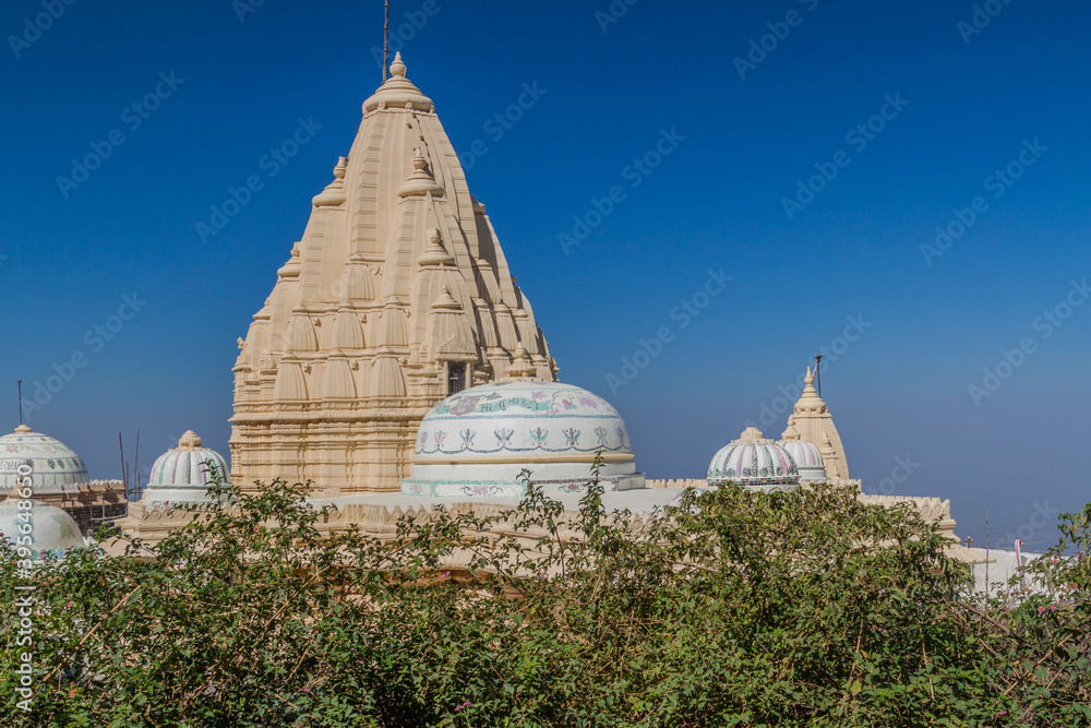 Jain temple at Girnar Hill, Gujarat state, India