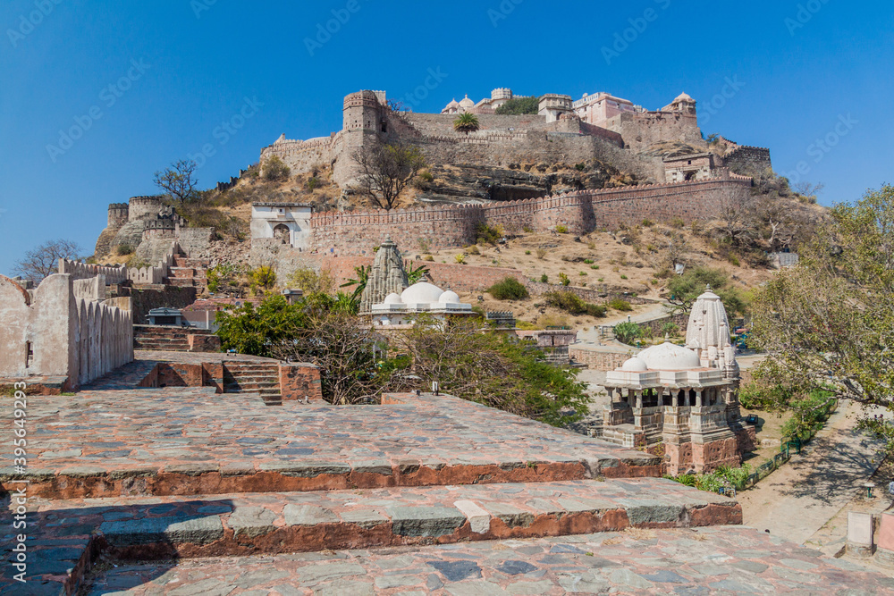 Kumbhalgarh fortress, Rajasthan state, India