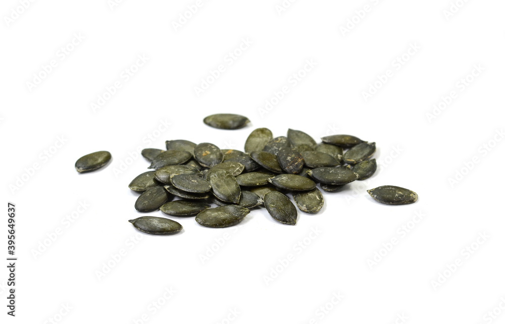 Isolates seed. Pumpkin seeds on a white background. Isolates seed. Pumpkin seeds on a white background.