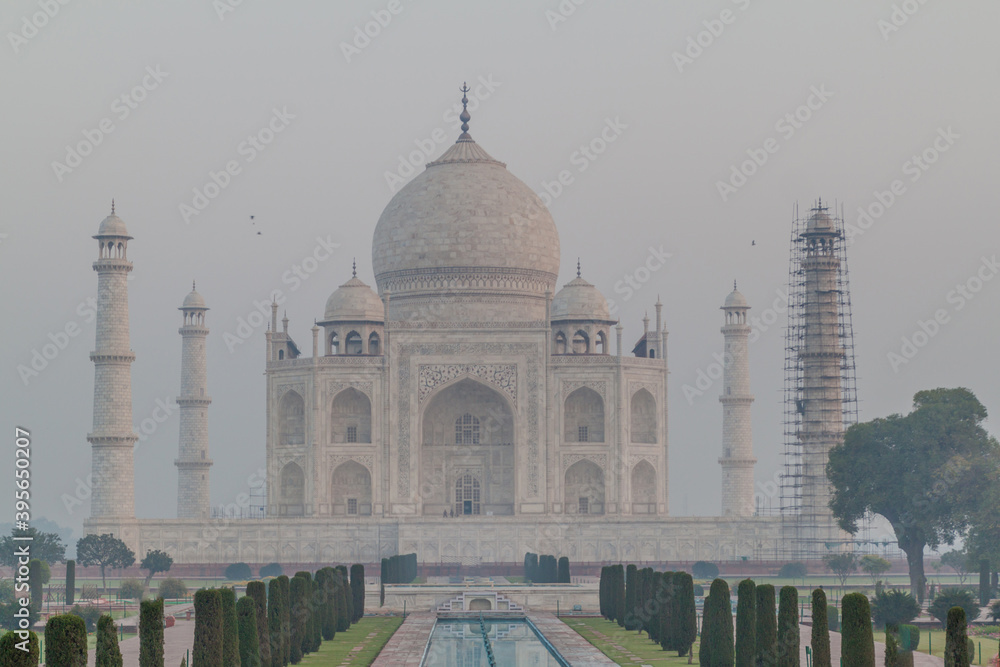 Early morning Taj Mahal in Agra, India