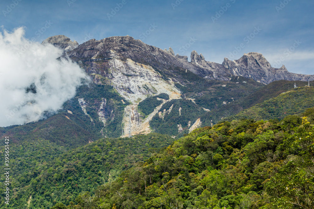 View of Mount Kinabalu, Sabah, Malaysia