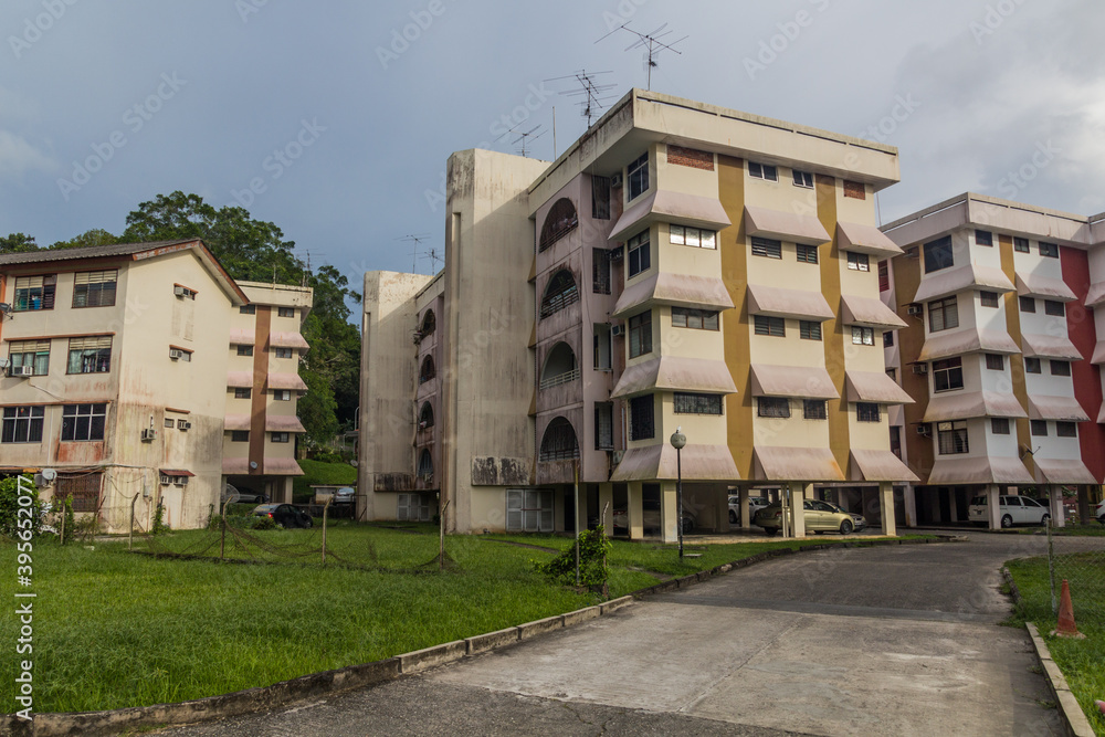 Residential blocks in Bandar Seri Begawan, Brunei