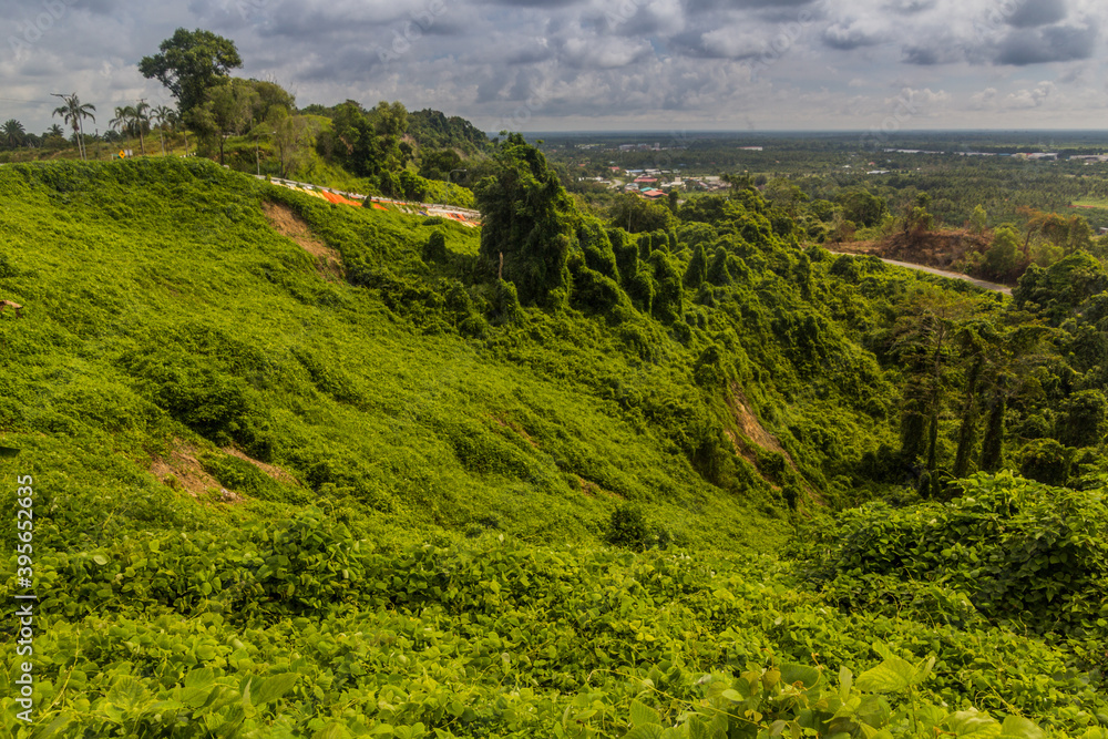 Landscape near Miri, Sarawak, Malaysia