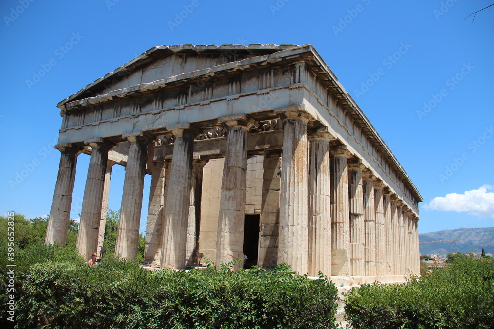 Temple of Hephaestus in Athens, Greece.
