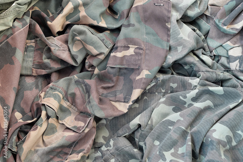 Camouflage background texture as backdrop for russian or ussr snipers design projects photo