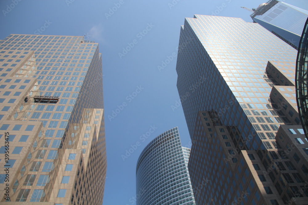 New York's skyscrapers.