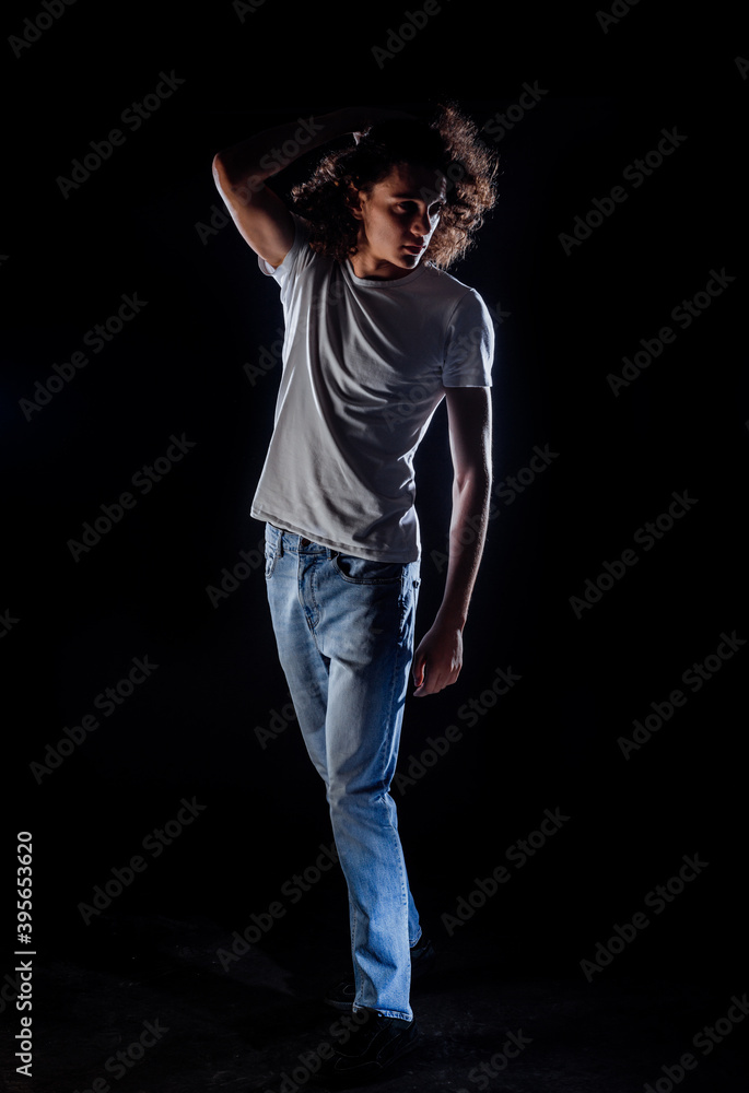 Trendy fashion model Trendy fashion model