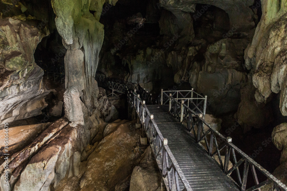 Boardwalk in the Wind Caves in Sarawak state, Malaysia Boardwalk in the Wind Caves in Sarawak state, Malaysia