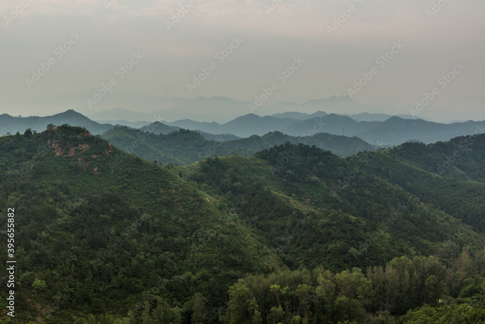 Mountains near Gubeikou, Hebei province, China. Mountains near Gubeikou, Hebei province, China.