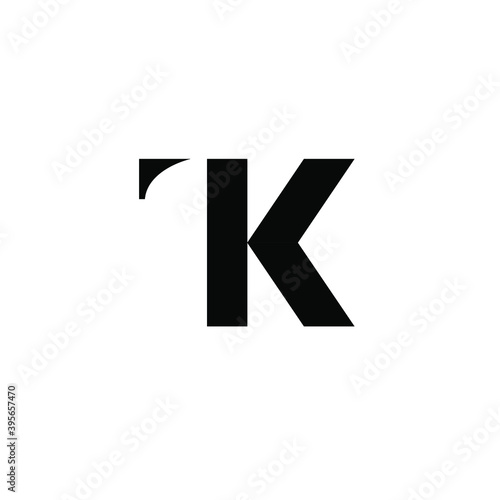 Free Download simple abstract tk tl monogram logo - GFXLoad