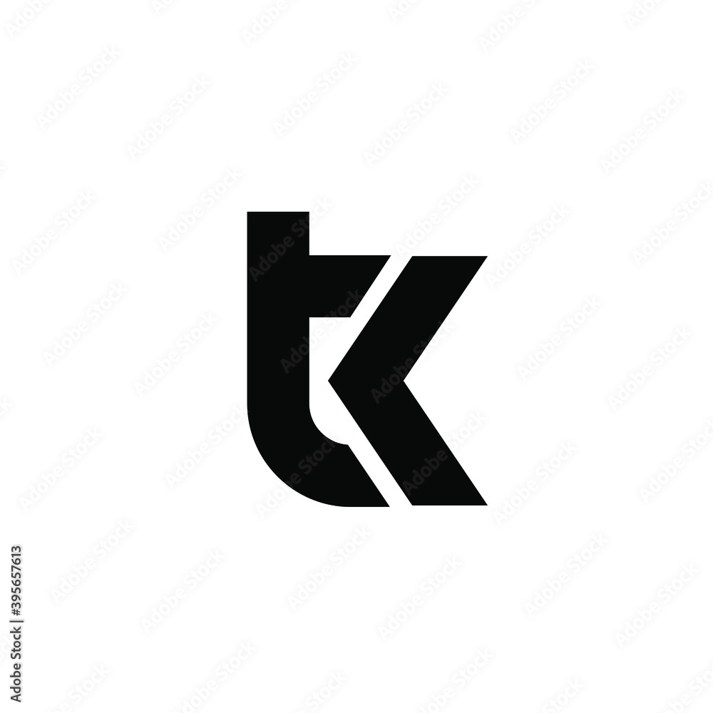 simple abstract tk tl monogram logo simple abstract tk tl monogram logo