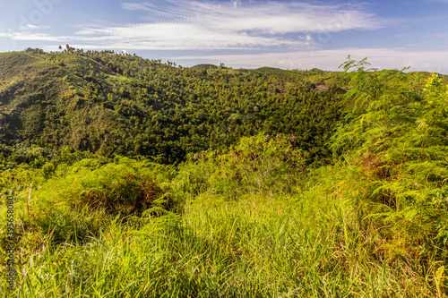 Landscape of Samana peninsula, Dominican Republic