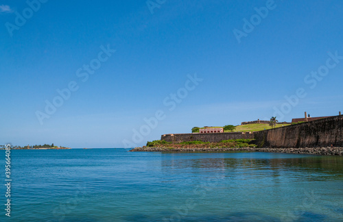 Fototapeta Naklejka Na Ścianę i Meble -  Bay of Fort El Morro at San Juan, Puerto Rico
