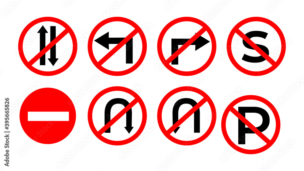bundle icon traffic signs, no parking, no stopping bundle icon traffic signs, no parking, no stopping