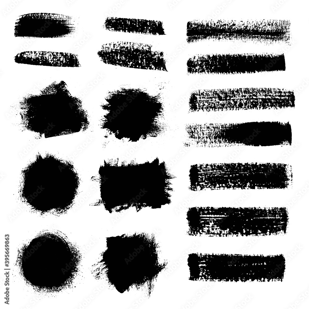 Vector set grunge brush stroke,black paint brush,grunge texture for banner. Vector set grunge brush stroke,black paint brush,grunge texture for banner.