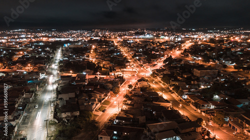 Luzes noturnas de Colombo - Paraná