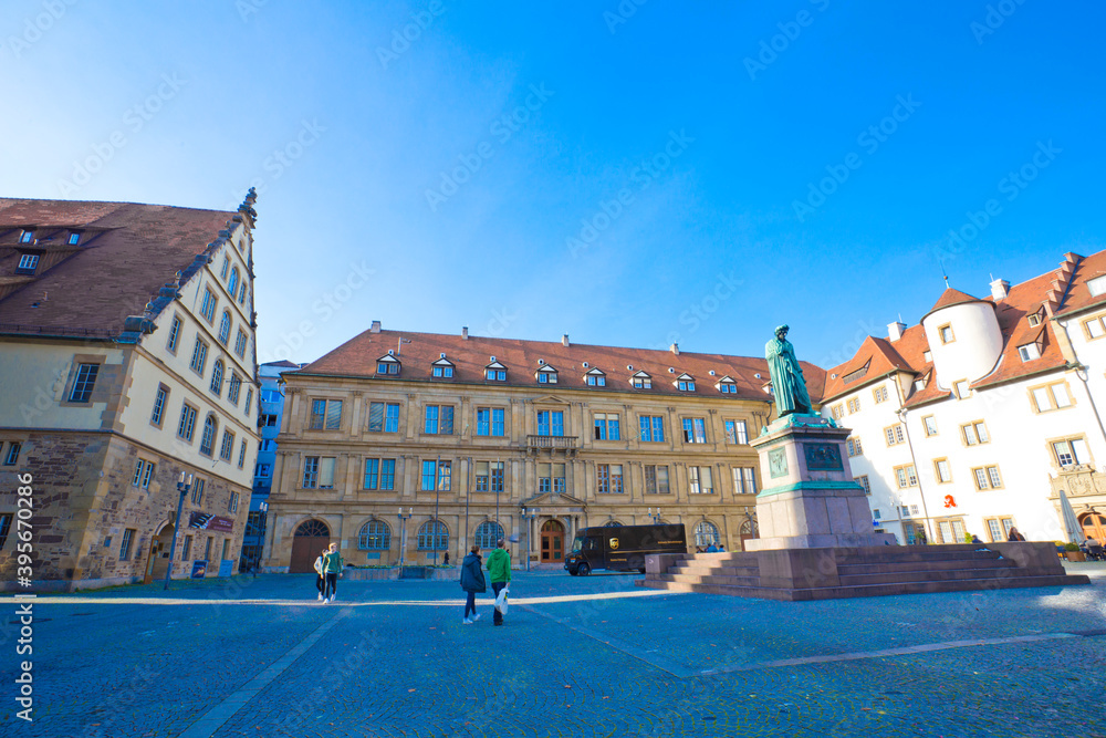 Schillerplatz is a square in the old city centre of Stuttgart, Germany named in honour of the German poet, philosopher, historian, and dramatist Friedrich Schiller.