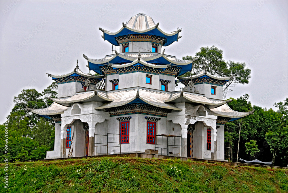 Templo Budista no alto da montanha. Tres Coroas. Rio Grande do Sul. Brasil Templo Budista no alto da montanha. Tres Coroas. Rio Grande do Sul. Brasil