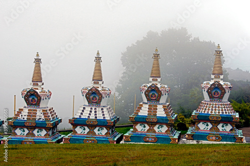 Mosteiro Budista no alto da montanha. Tres Coroas. Rio Grande do Sul. Brasil photo