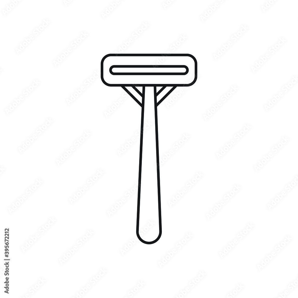 Razor icon design isolated on white background. vector illustration Razor icon design isolated on white background. vector illustration