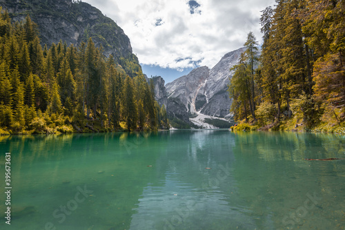 Beautiful shot of  Fanes-Sennes-Prags Nature Park, Italy photo