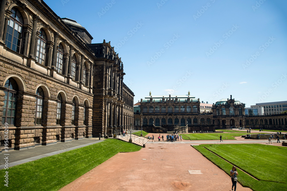 Obraz premium Architectural and park ensemble of Zwinger in Dresden