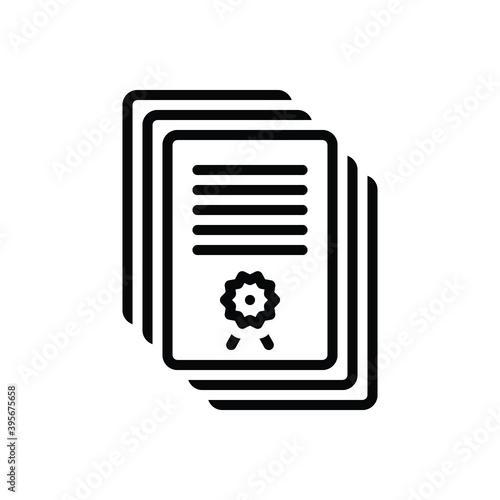Black solid icon for subsequent