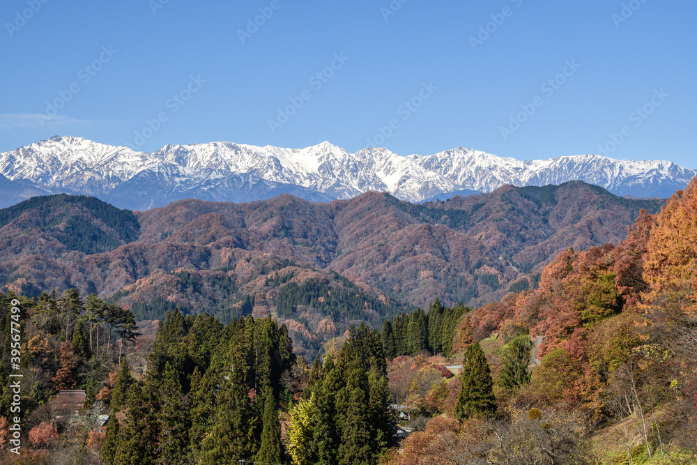 山の紅葉 山の紅葉
