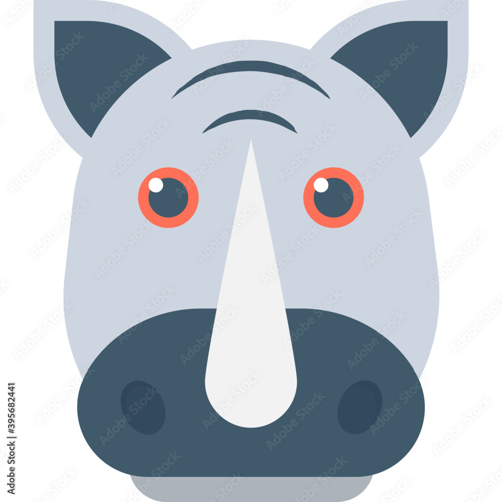 Rhinoceros Flat Vector Icon
Rhinoceros Flat Vector Icon