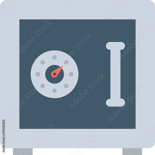 Locker Flat Vector Icon