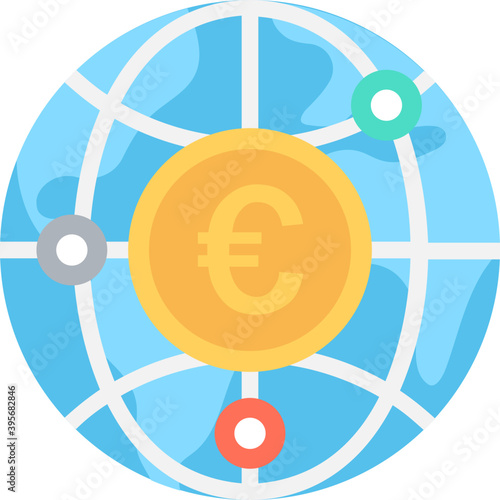 
Multinational Flat Vector Icon
