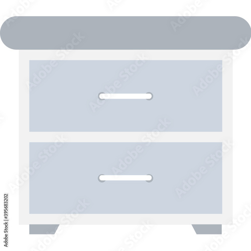 
Drawers Flat Vector Icon
