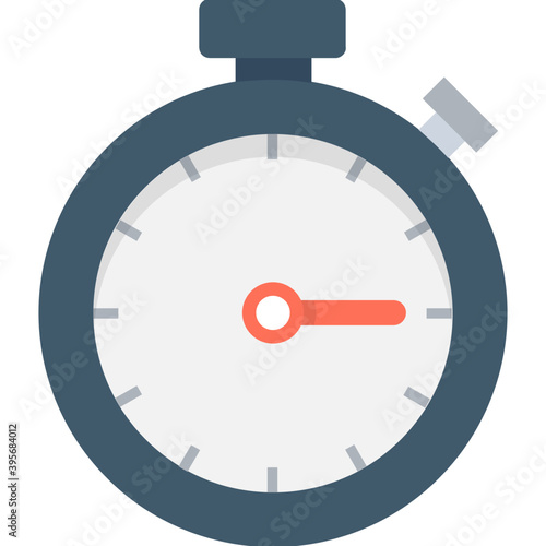 
Stopwatch Flat Vector Icon
