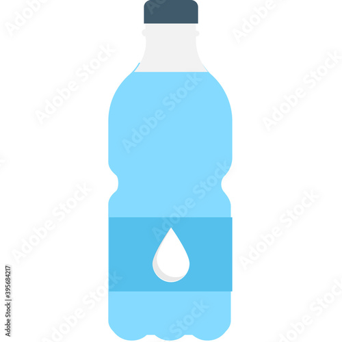 
Bottle Flat Vector Icon 
